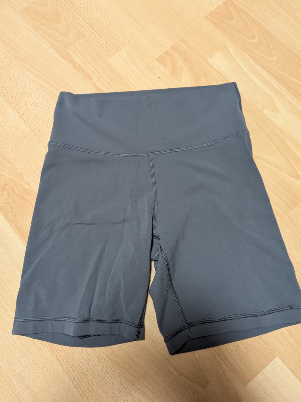 TNA Women's High-Rise Bike Shorts - Charcoal Gray
